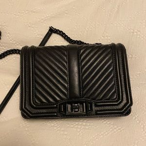 Rebecca Minkoff Black Quilted Crossbody